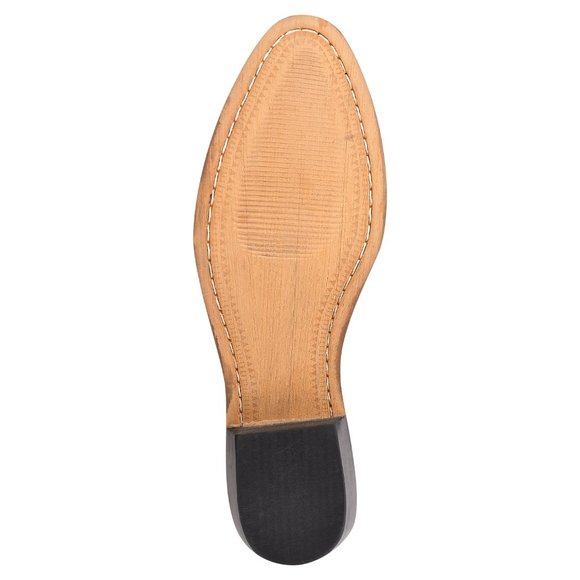 LIBERTYZENO Men's Leather High Ankle Zipper Retro Black Boots - Picture 7 of 7